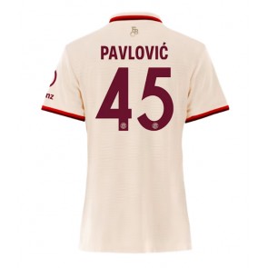 Bayern Munich Aleksandar Pavlovic #45 Dámské Alternativní Dres 2024-25 Krátký Rukáv